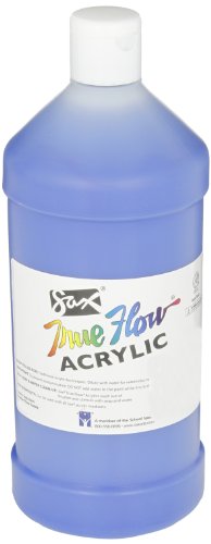 Product Cover Sax True Flow Heavy Body Acrylic Paint, 1 Quart, Phthalo Blue - 409790
