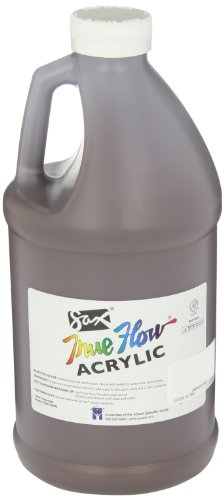 Product Cover Sax True Flow Heavy Body Acrylic Paint, 1/2 Gallon, Burnt Umber