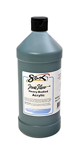 Product Cover Sax True Flow Heavy Body Acrylic Paint, 1 Quart, Phthalo Green