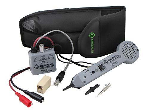 Product Cover TEMPO Communications 701K-G Tone and Probe Kit - Professional Tone Tracing Kit - Includes Tone Probe and Tone Generator (formerly Greenlee Communications)