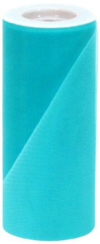 Product Cover Offray Tulle Craft Ribbon, 6-Inch by 25-Yard Spool, Teal