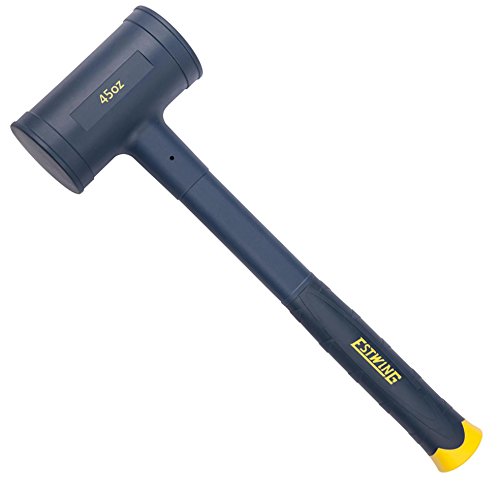 Product Cover Estwing Dead Blow Hammer - 45 oz Mallet with No-Mar Polyurethane & Cushion Grip Handle - CCD45
