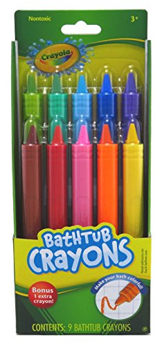 Product Cover Crayola Bathtub Crayons, Assorted Colors 9 ea