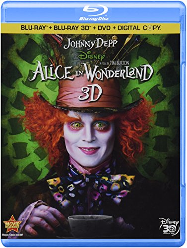 Product Cover Alice In Wonderland (Four-Disc Combo: Blu-ray 3D / Blu-ray / DVD / Digital Copy)