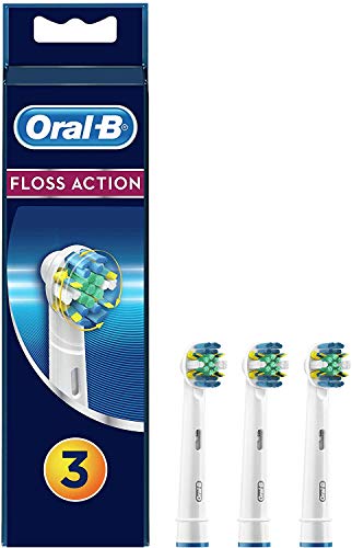 Product Cover Oral B Floss Action Replacement Brush Heads Refill, 3Count