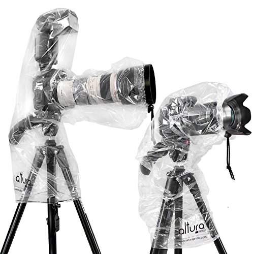Product Cover (2 Pack) Altura Photo Rain Cover for DSLR Camera - Standard and Flash Version