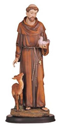 Product Cover George S. Chen Imports 5-Inch Saint Francis Holy Figurine Religious Decoration Statue Decor