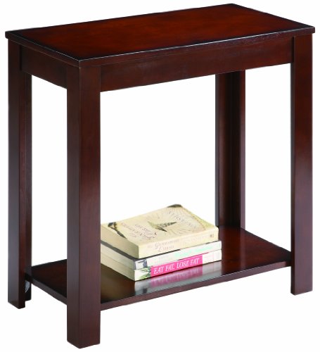 Product Cover Crown Mark Pierce Chairside Table, Espresso