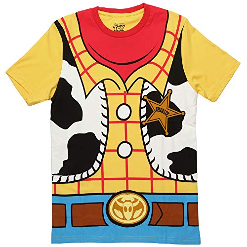 Product Cover Toy Story Woody Cowboy Costume Banana Yellow Adult T-shirt Tee X-Large