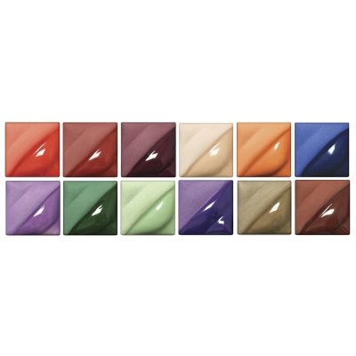 Product Cover AMACO Velvet Semi-Translucent Underglaze Set 3, Assorted Color, Set of 12