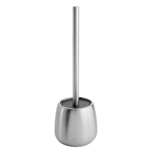 Product Cover iDesign Forma Brizo Toilet Bowl Brush and Holder for Bathroom Storage - Brushed Stainless Steel