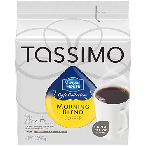 Product Cover Tassimo Maxwell House Morning Blend Coffee T Discs (70 Count, 5 Packs of 14)