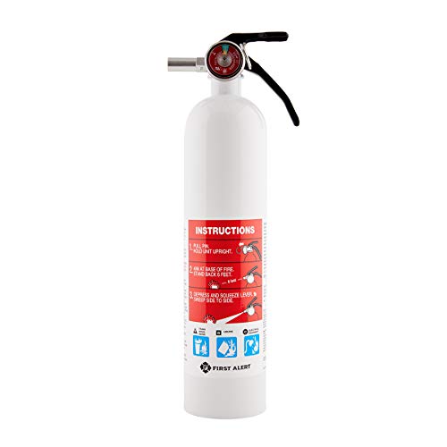 Product Cover First Alert Fire Extinguisher | Marine Fire Extinguisher, White, 8.8
