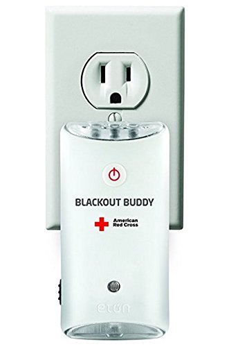 Product Cover American Red Cross Blackout Buddy Emergency LED Flashlight, Automatic Blackout Alert & Nightlight , Pack of 2
