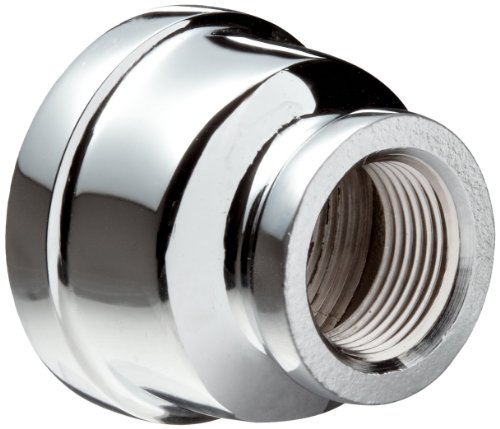 Product Cover Chrome Plated Brass Pipe Fitting, Reducing Coupling, 1/2