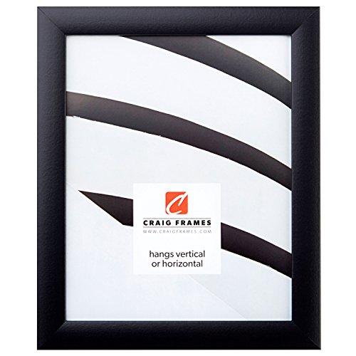 Product Cover Craig Frames 1WB3BK 10 by 13-Inch Picture Frame, Smooth Wrap Finish, 1-Inch Wide, Black