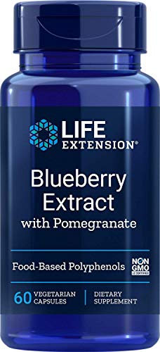 Product Cover Life Extension Blueberry Extract w/Pomegranate, 60 Vegetarian Capsules