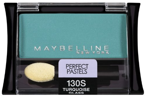 Product Cover Maybelline New York Expert Wear Eyeshadow Singles, 130s Turquoise Glass Perfect Pastels, 0.09 Ounce