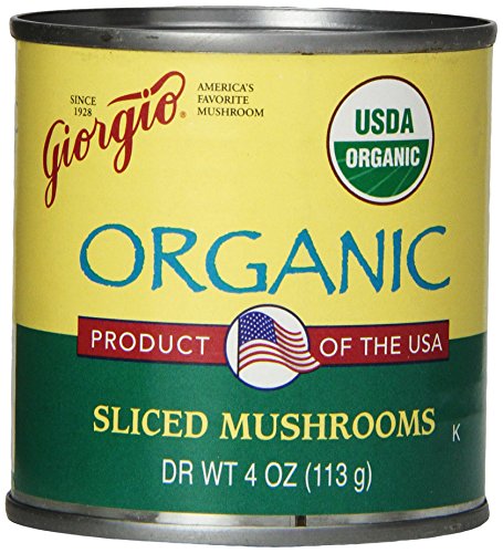 Product Cover Giorgio Mushrooms, Sliced, Organic, 4-Ounce (Pack of 12)