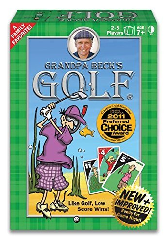 Product Cover Grandpa Beck's Golf Card Game | A Fun Family-Friendly Strategy Game | Enjoyed by Kids, Teens and Adults | from The Creators of Cover Your Assets | Table or Travel Game | Ideal for 2-5 Players Ages 8+