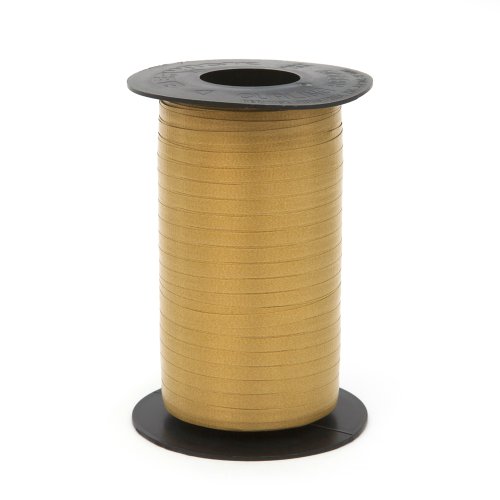 Product Cover Berwick 242075 Splendorette Crimped Curling Ribbon, 3/16-Inch Wide by 500-Yard Spool, Holiday Gold