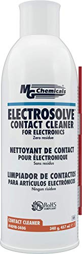 Product Cover MG Chemicals 409B Electrosolve Zero Residue Contact Cleaner, 340g (12 oz) Aerosol Can