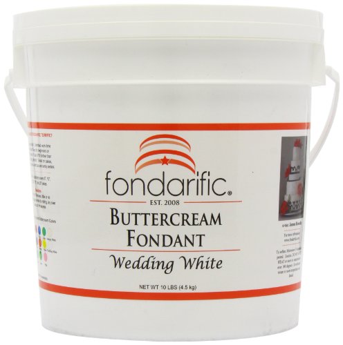 Product Cover Fondarific Buttercream Wedding White Fondant, 10-Pounds