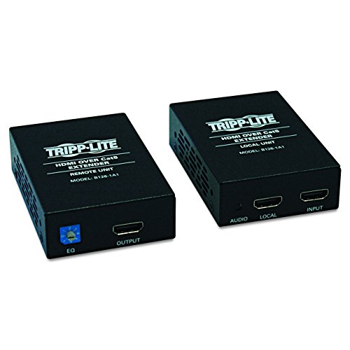 Product Cover Tripp Lite HDMI Over Cat5 / Cat6 Extender, Extended Range Transmitter and Receiver for Video and Audio 1920x1200 1080p at 60Hz(B126-1A1)