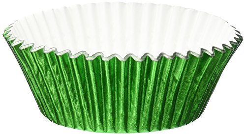 Product Cover Jubilee Sweet Arts 50 Count Foil Cupcake Muffin Baking Cups, Green