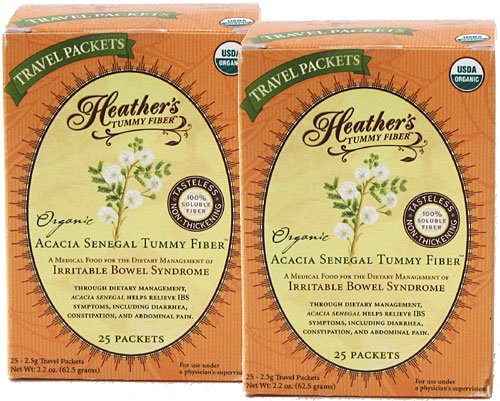 Product Cover Heather's Tummy Fiber Organic Acacia Senegal Travel Packets (2 Boxes)