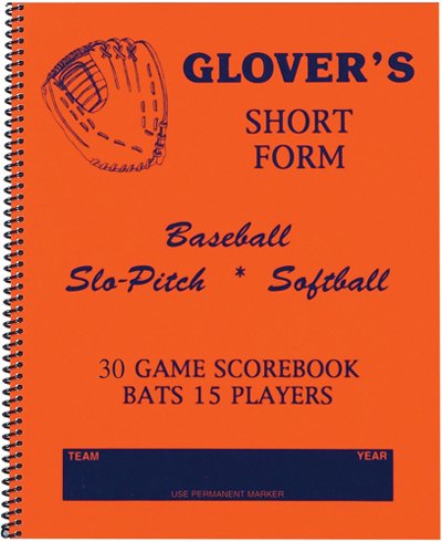 Product Cover Glover's Scorebooks Short Form Baseball/Softball Scorebook (30 Games)