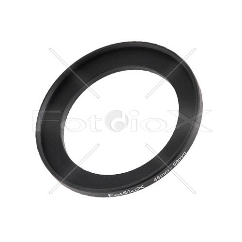 Product Cover Fotodiox Metal Step Up Ring, Anodized Black Metal 46mm-58mm, 46-58 mm