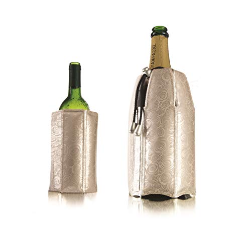 Product Cover Vacu Vin Rapid Ice Wine and Champagne Cooler Set - Platinum