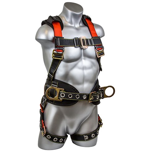 Product Cover Guardian Fall Protection 11173 M-L Seraph Construction Harness with Side D-Rings