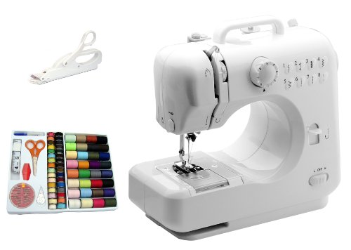 Product Cover Michley-Tivax Lil' Sew & Sew LSS-505 Combo Mini Sewing Machine, Electrical Scissors and 100-Piece Sewing Kit