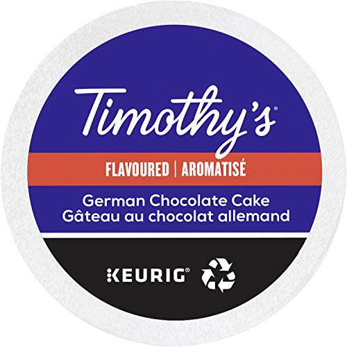 Product Cover Timothy's World Coffee German Chocolate Cake K-cup for Keurig Brewers, 96 Count