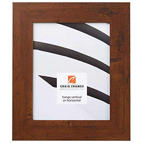 Product Cover Craig Frames FM74DKW 12 by 18-Inch Rustic Wall Decor Frame, Smooth Grain Finish, 2-Inch Wide, Dark Brown