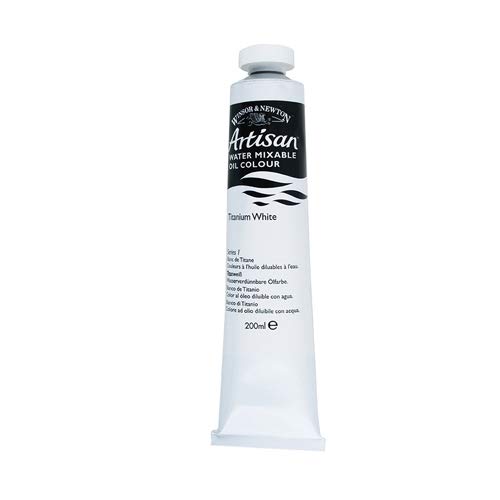 Product Cover Winsor & Newton, Titanium White Artisan Water Mixable Oil Colour Paint, 200ml Tube, 200-ml