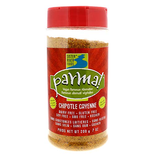 Product Cover Parma! Vegan Parmesan - Chipotle Cayenne, Dairy-Free and Gluten-Free Vegan Cheese (7 ounces)
