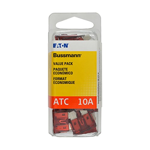 Product Cover Bussmann (VP/ATC-10-RP) Red 10 Amp 32V Fast Acting ATC Blade Fuse, (Pack of 25)