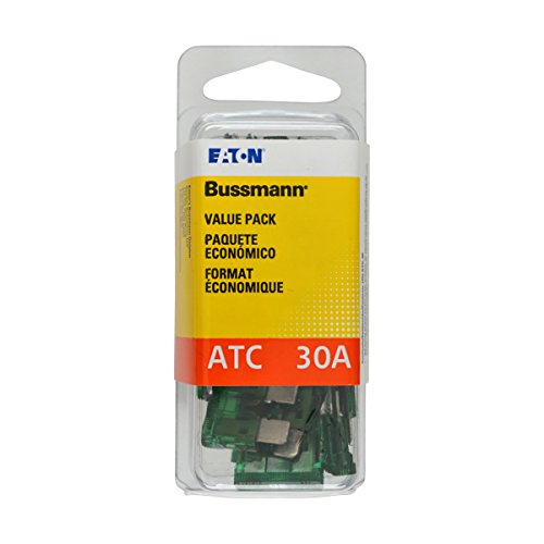Product Cover Bussmann (VP/ATC-30-RP) Green 30 Amp 32V Fast Acting ATC Blade Fuse, (Pack of 25)