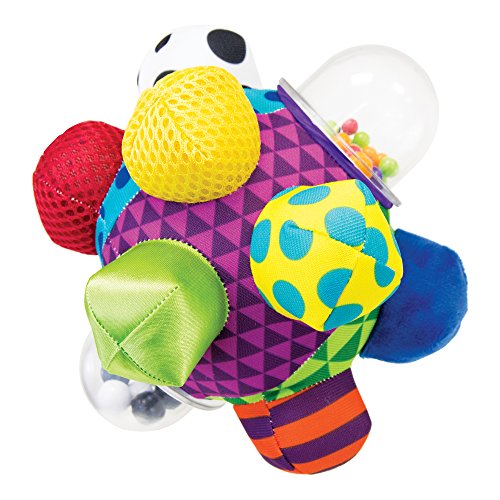Product Cover Sassy Developmental Bumpy Ball | Easy to Grasp Bumps Help Develop Motor Skills | for Ages 6 Months and Up