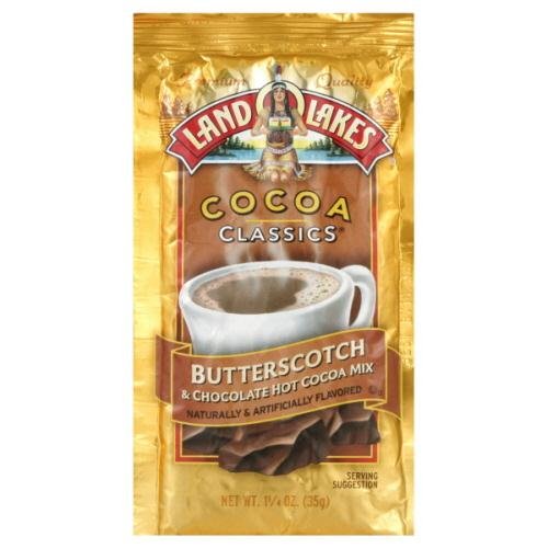 Product Cover Land O Lakes Cocoa Classic Chocolate and Butterscotch Hot Cocoa Mix, 1.25 Ounce - 12 Per Case.