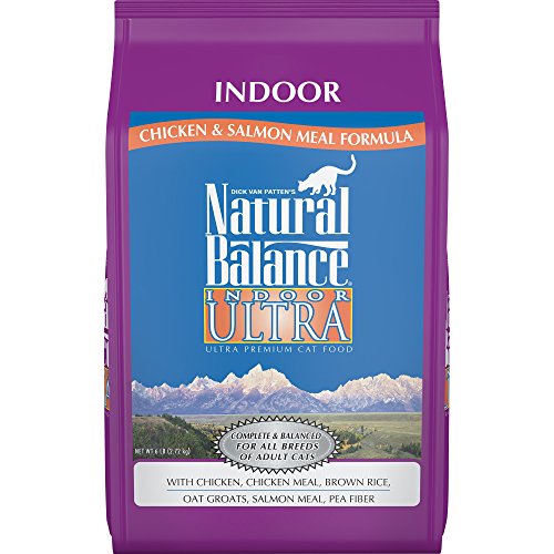 Product Cover Natural Balance Indoor Ultra Chicken Meal & Salmon Meal Formula Dry Cat Food, 6-Pound