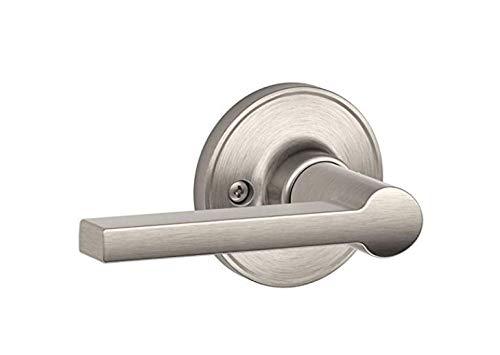 Product Cover Dexter by Schlage J170SOL619 Solstice Decorative Inactive Trim Lever, Satin Nickel