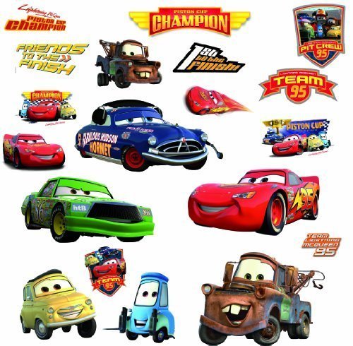 Product Cover RoomMates Disney Pixar Cars - Piston Cup Champs Peel and Stick Wall Decal