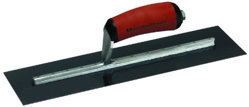 Product Cover MARSHALLTOWN The Premier Line MXS56BD 12-Inch by 3-Inch Blue Steel Finishing Trowel with DuraSoft Handle