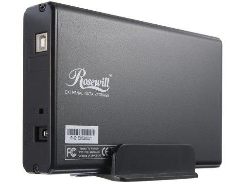 Product Cover Rosewill RX35-AT-IU BLK Aluminum 3.5-Inch IDE to USB 2.0 External Enclosure (Black)
