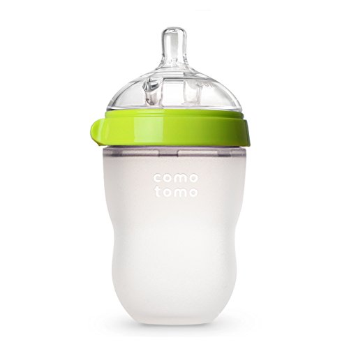 Product Cover Comotomo Natural Feel Baby Bottle, Green, 8 Ounces