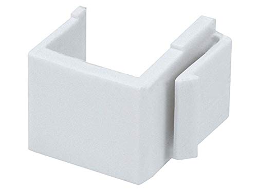 Product Cover Monoprice Blank Insert For Wall Plate - 10pcs/Pack (White)